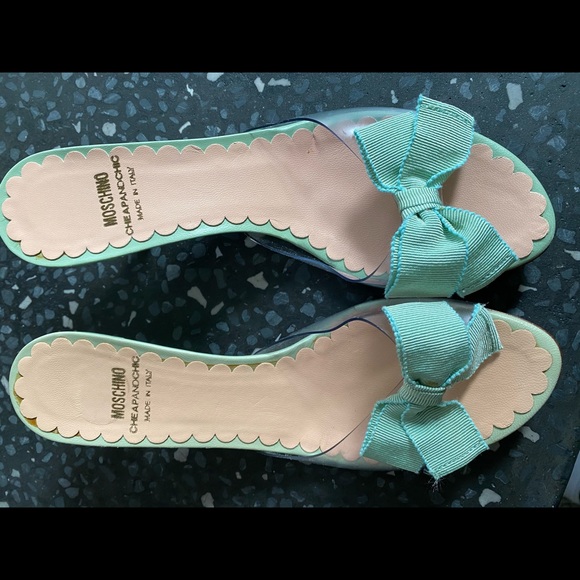 NEW!! Moschino kitten heel sandals size 37‼️ - Picture 3 of 5